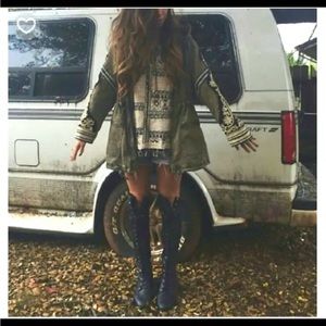 Free People Jeffrey Campbell Joe Lace-Up Boot Size Size 6